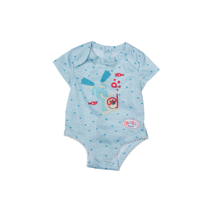 Одежда для куклы BABY born - Боди S2 (голубое)