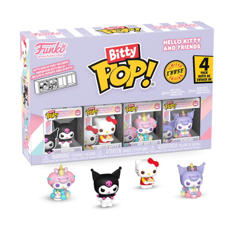 Set of action figures Bitty POP! - Kuromi (4 Assorted Figurines)