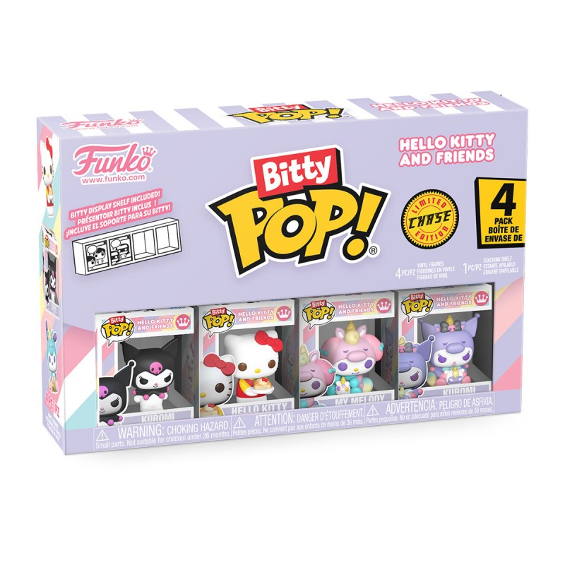 Set of action figures Bitty POP! - Kuromi (4 Assorted Figurines)