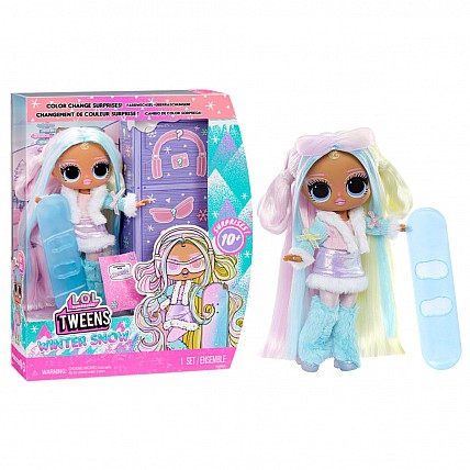 Ігровий набір з лялькою-сюрпризом L.O.L.! Серія зимових снігів для підлітків – цукерки