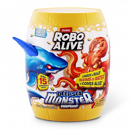 Інтерактивний ігровий набір Robo Alive - Глибоководний сюрприз. Велика біла акула