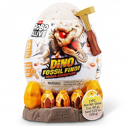 Інтерактивний ігровий набір-сюрприз Robo Alive – Янтарні розкопки динозавра