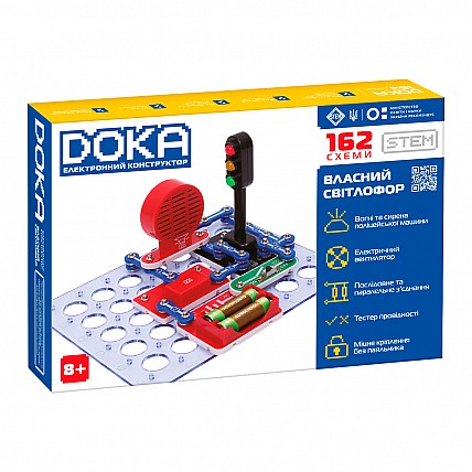 Електронний конструктор Doka 162 схеми