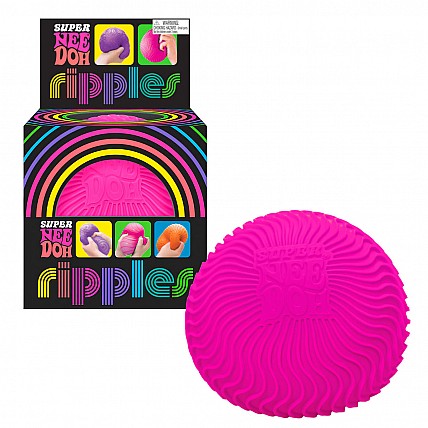 Іграшка-антистрес NeeDoh серії Super – Яскраві хвилі (рожевий)