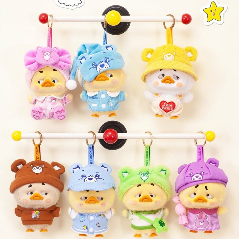 Колекційна м'яка іграшка з кільцем POP TOP 1983toys серії Upset Duck x Care Bears - Будь веселкою Колекційна м'яка іграшка з кільцем POP TOP 1983toys серії Upset Duck x Care Bears - Будь веселкою