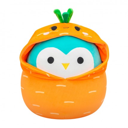 М'яка іграшка Squishmallows - Сова Вінстон (30 cm, в одязі)