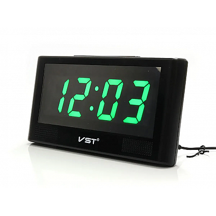 Годинник електронний настільний зелений VST-732Y