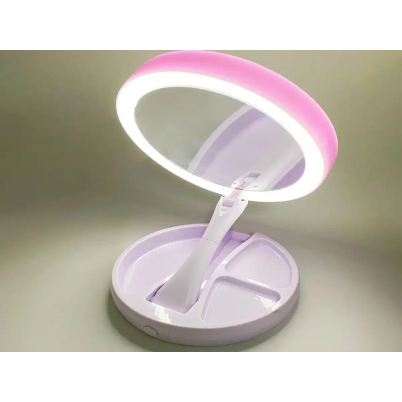 Дзеркало косметичне настільне з LED підсвічуванням 00031 9701