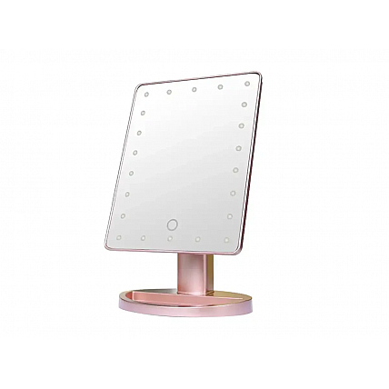Зеркало косметичне настільне з LED підсвічуванням 22led 00032 8689