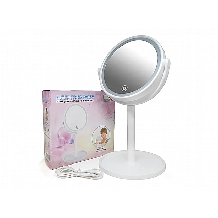 Дзеркало косметичне настільне з LED підсвічуванням 00058 9865