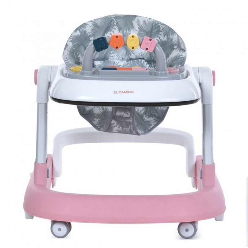 Ходунки детские MULTIWAY ME 1163 Pink, с погремушкой