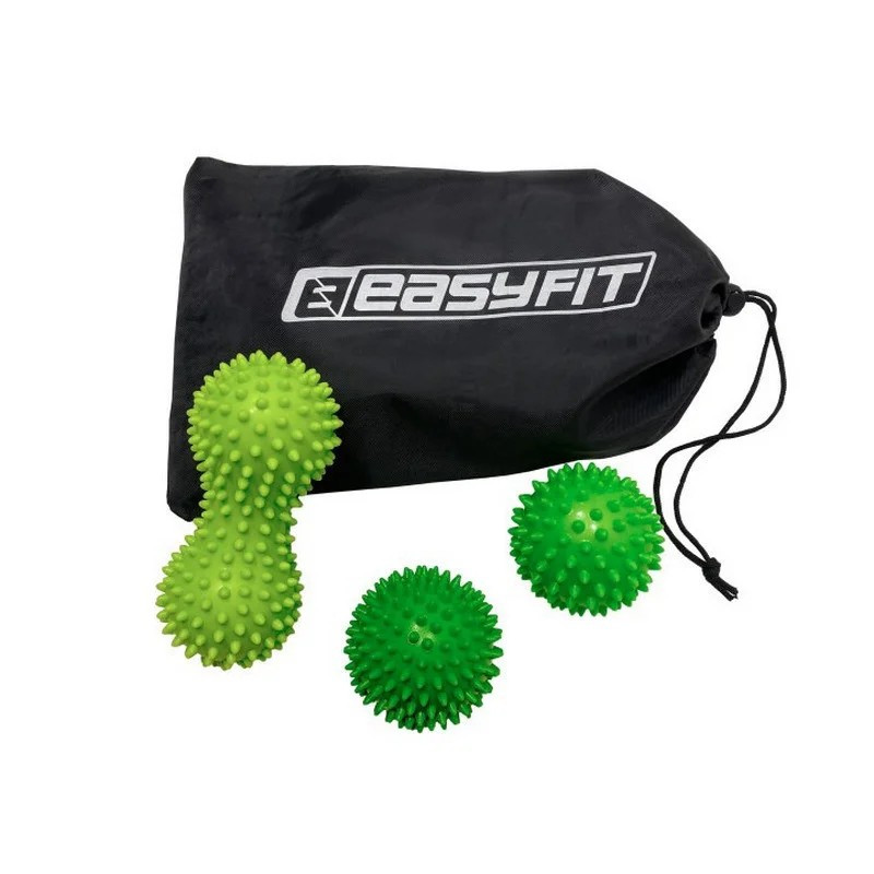 Набор для массажа и МФР PVC Set-3 EF-7084 в сумочке, в наборе 3 штуки