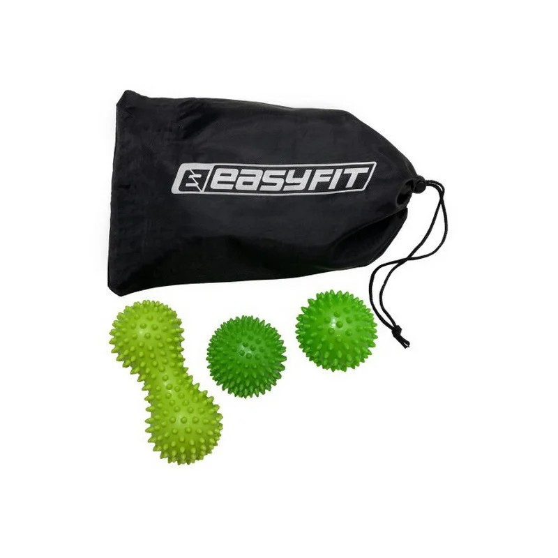 Набор для массажа и МФР PVC Set-3 EF-7084 в сумочке, в наборе 3 штуки