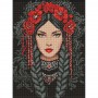 Алмазна мозаїка «Незламна українка» AMO8217, 30×40 см
