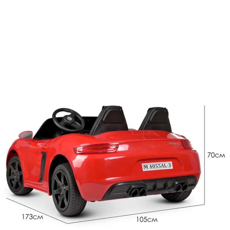 Дитячий електромобіль Bambi Racer M 4055AL-3, двомісний, до 100 кг Дитячий електромобіль Bambi Racer M 4055AL-3, двомісний, до 100 кг
