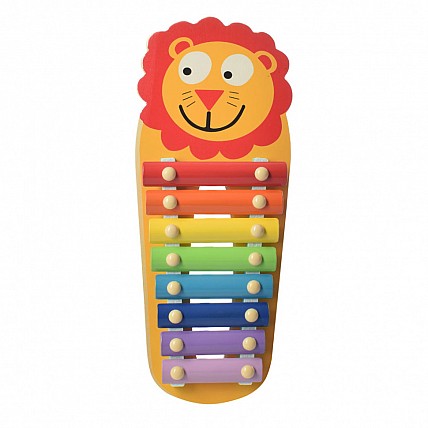 Детская игрушка Ксилофон WW-189 деревянный Лев