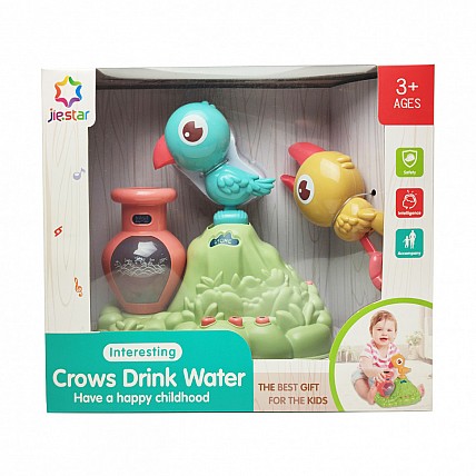 Игра "Птички пьют воду" 25876Е светиться СиняяПтичка