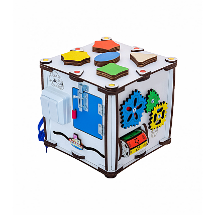 Домик развивающий. Бизиборд  К007 с подсветкой