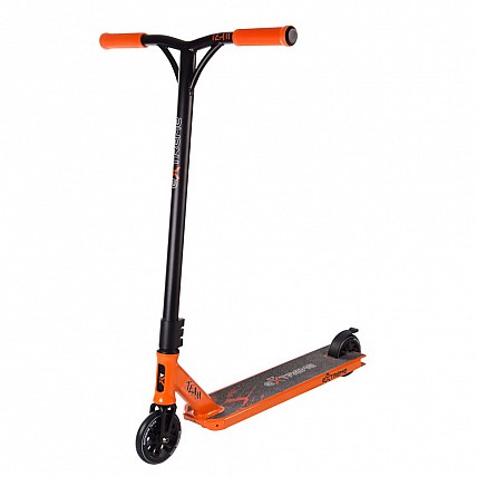Самокат трюковый 2-х колёсный TR21009 (RL7T) Extreme Motion TEAM, PU 110 мм Оранжевый