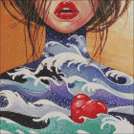 Алмазная мозаика "Сердце океана" Идейка AMO7268 40х40 см