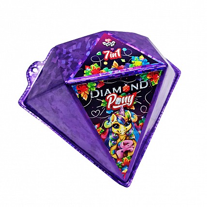 Набор креативного творчества "Diamond Pony" BPS-01-03U укр Фиолетовый