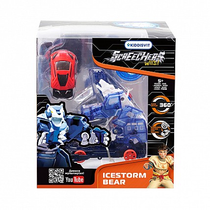 Машинка-трансформер Айссторм Бэар Screechers Wild! EU685203