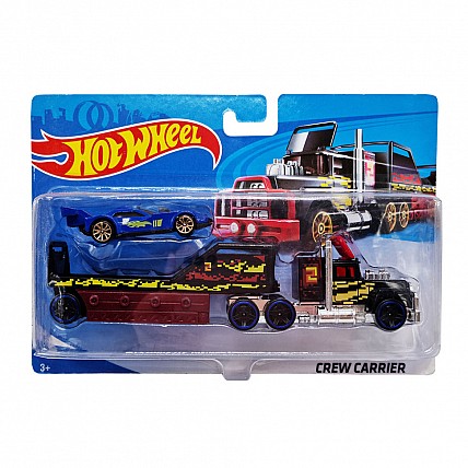 Детский игровой набор машинок T-P771-1(Blue) с трейлером