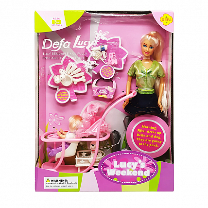 Детская кукла с дочкой  20958 с аксессуарами Зеленый