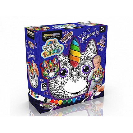 Детская сумка-раскраска "My Color Pet-Bag" CPB-01-01U-2U-3U, 3 вида Синий