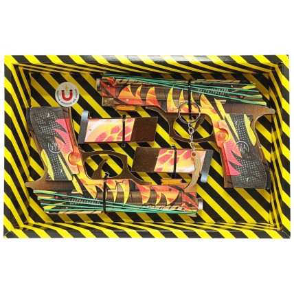 Сборная модель резинострел "Berettas BLAZING" BOX DB-BL 2 шт