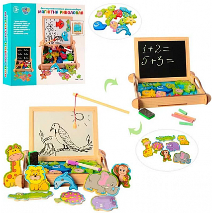 Развивающая игрушка Рыбалка с досточкой MD 2139 деревянная