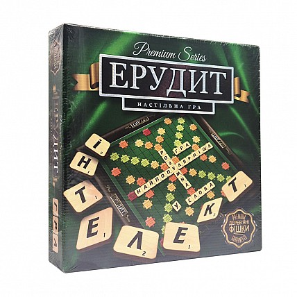 Игра настольная Эрудит БОЛ PREMIUM 6355 на укр. и рус. языках