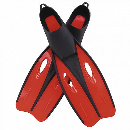 Ласты для плавания BW 27023 размер 40-42 , в сетке Красный