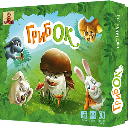 Детская настольная игра ГрибОК 800170 развивающая