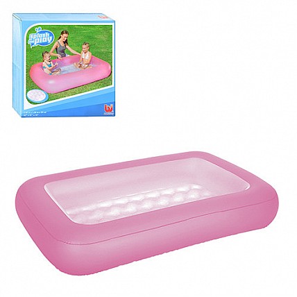 Детский надувной бассейн BW 51115 с ремкомплектом Розовый