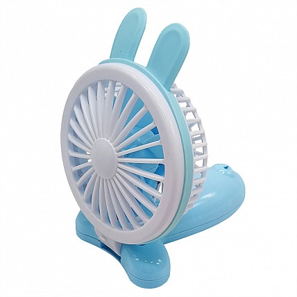 Вентилятор ручной портативный "Зайчик" VNTR-002-3 Синий