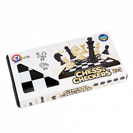 Іграшка "набір настільних ігор Шахи-Шашки ТехноК", арт. 9079TXK