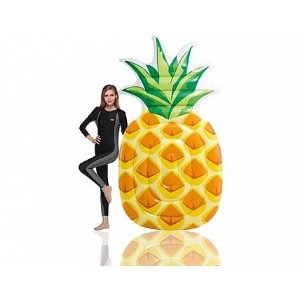 Надувной матрас Ананас 58761 с ремкомплектом