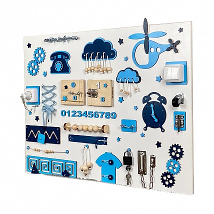 Розвиваюча іграшка Бізіборд за методикою Монтессорі TG270035370, 80х60 см,