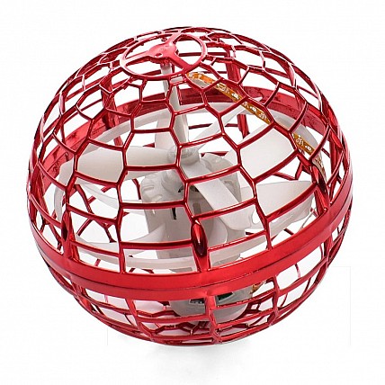 Летающий шар-спиннер Flynova pro 368FN, со светом Красный