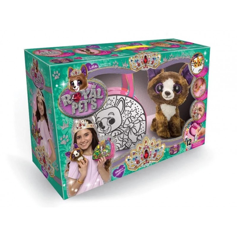 Набор креативного творчества "ROYAL PET`S" сумочка с собачкой RP-01-01-07U укр RP-01-07U