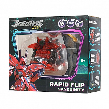 Игровой набор "S5 L0.5 Сенгвинити" Screechers Wild! EU686101B запускатель, машинка-трансформер