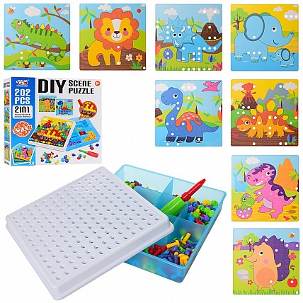 Детская мозаика TLH-20, 202 деталей