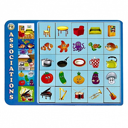 Дерев'яний пазл "Асоціації - 1" Ubumblebees (ПСД098) PSD098