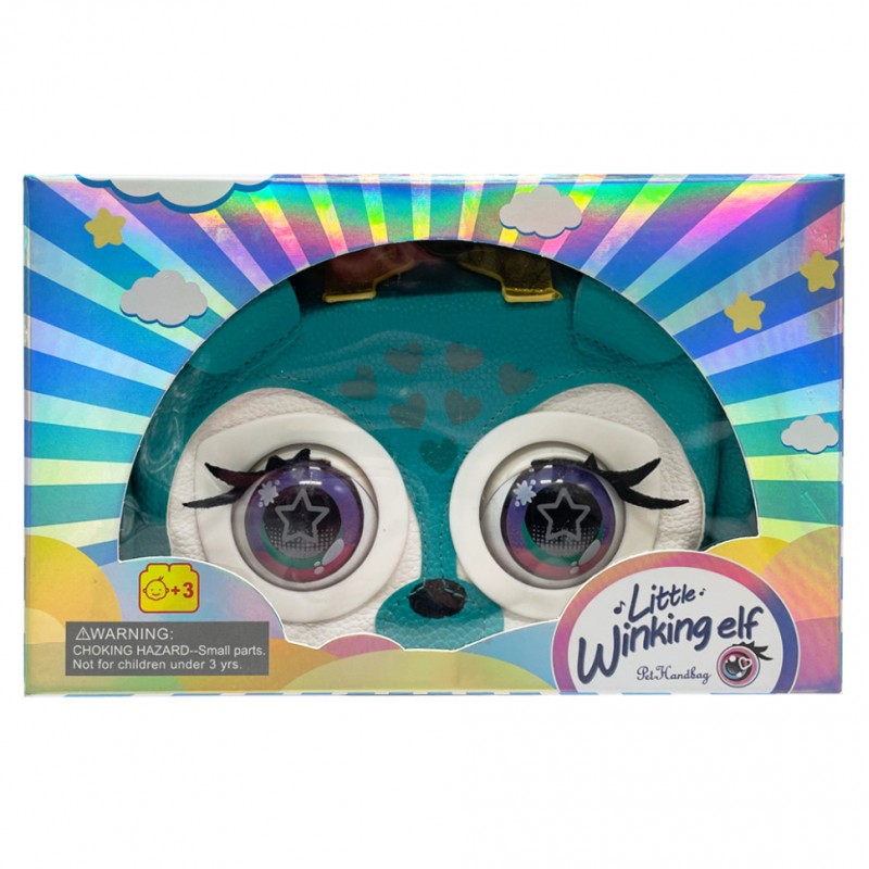 Интерактивная сумочка Little Winking Elf "Песик" BL-316-6 воспроизводит более 25 звуков
