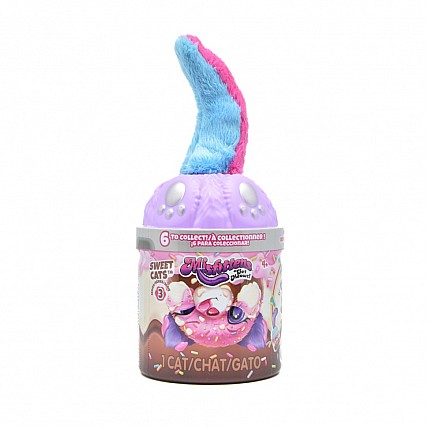 Детская мягкая игрушка "Котик в банке" Misfittens 03948(W3) в ассортименте