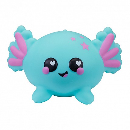 Коллекционная игрушка-антистресс "Аксолотль Нудл" Smooshzees 08226 серии Luvzees