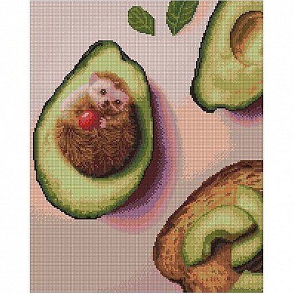 Алмазна мозаїка "Авокадо тост" © Lucia Heffernan DBS1214