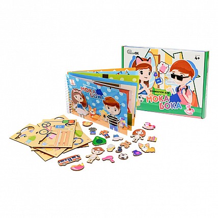 Развивающая игрушка "Мока Бока Домик" Puz-88892, 103 детали