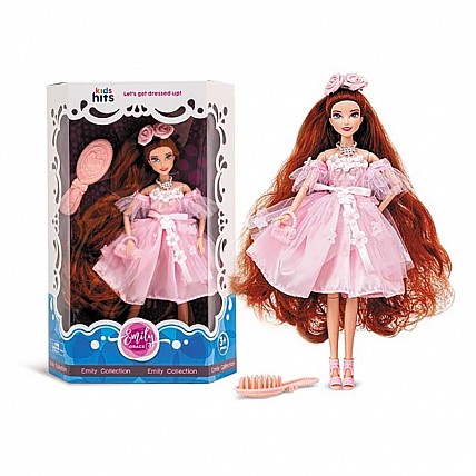Детская игрушечная Кукла "Emily Romantic" KH23/006 с расческой